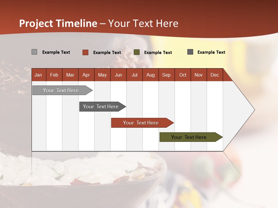 Vegetarian Dietary Basmati PowerPoint Template