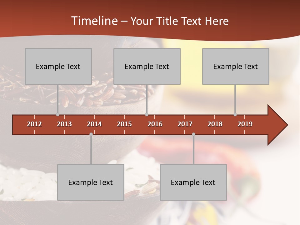 Vegetarian Dietary Basmati PowerPoint Template