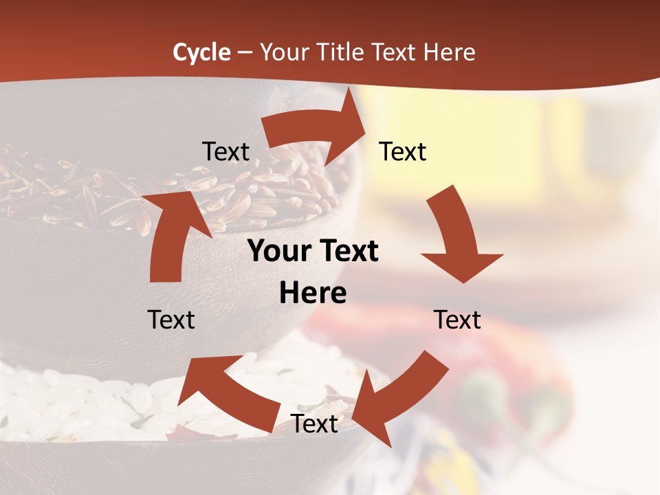 Vegetarian Dietary Basmati PowerPoint Template