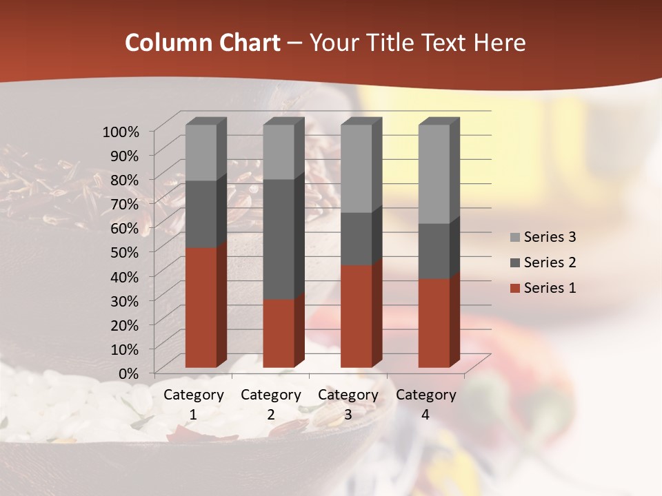 Vegetarian Dietary Basmati PowerPoint Template