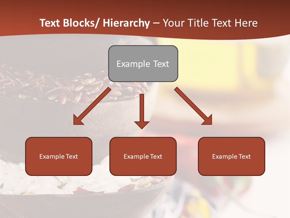 Vegetarian Dietary Basmati PowerPoint Template