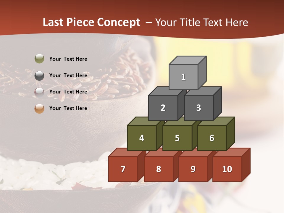 Vegetarian Dietary Basmati PowerPoint Template