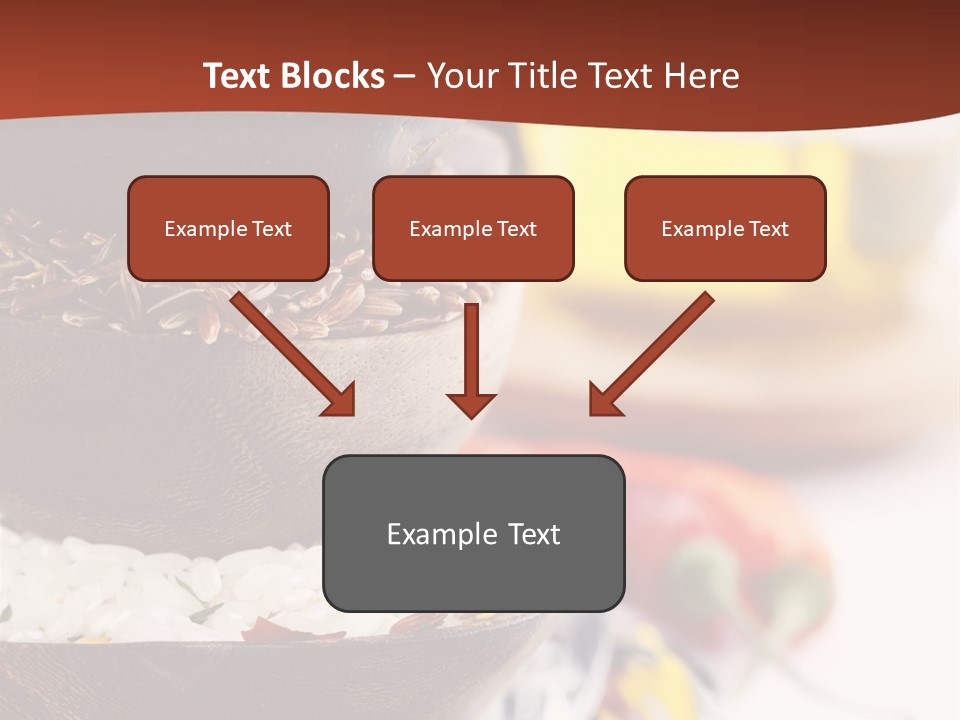 Vegetarian Dietary Basmati PowerPoint Template