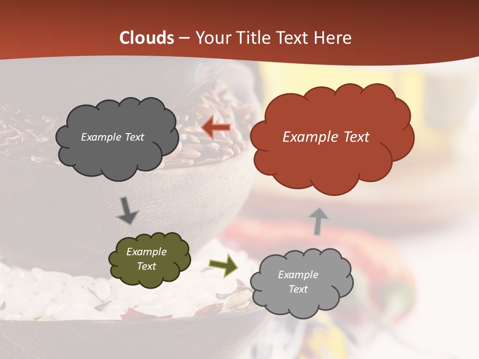 Vegetarian Dietary Basmati PowerPoint Template