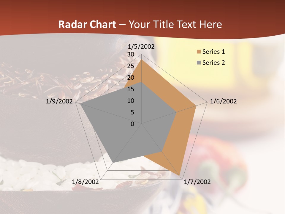 Vegetarian Dietary Basmati PowerPoint Template