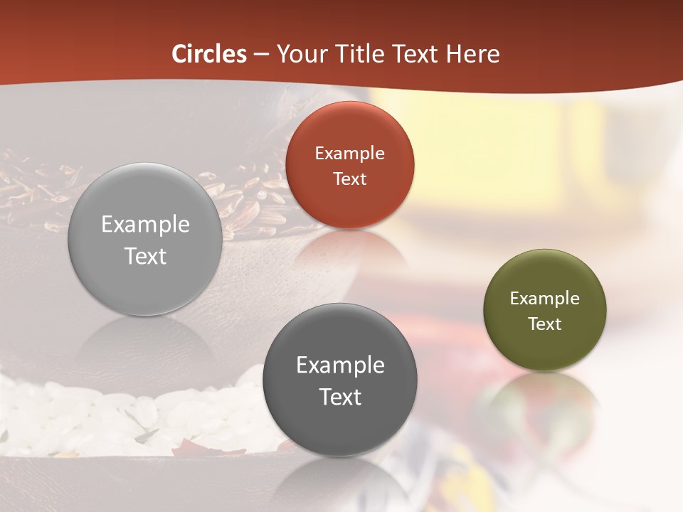 Vegetarian Dietary Basmati PowerPoint Template