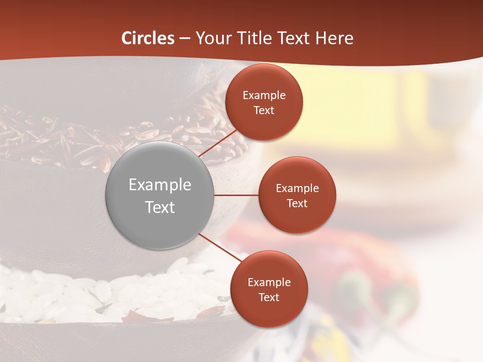 Vegetarian Dietary Basmati PowerPoint Template