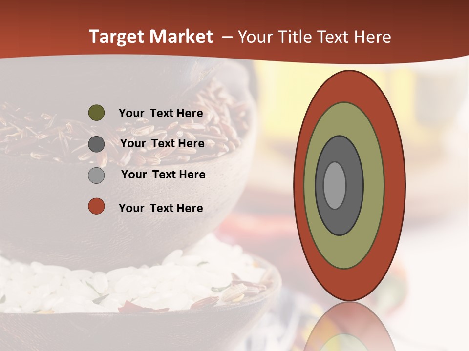 Vegetarian Dietary Basmati PowerPoint Template