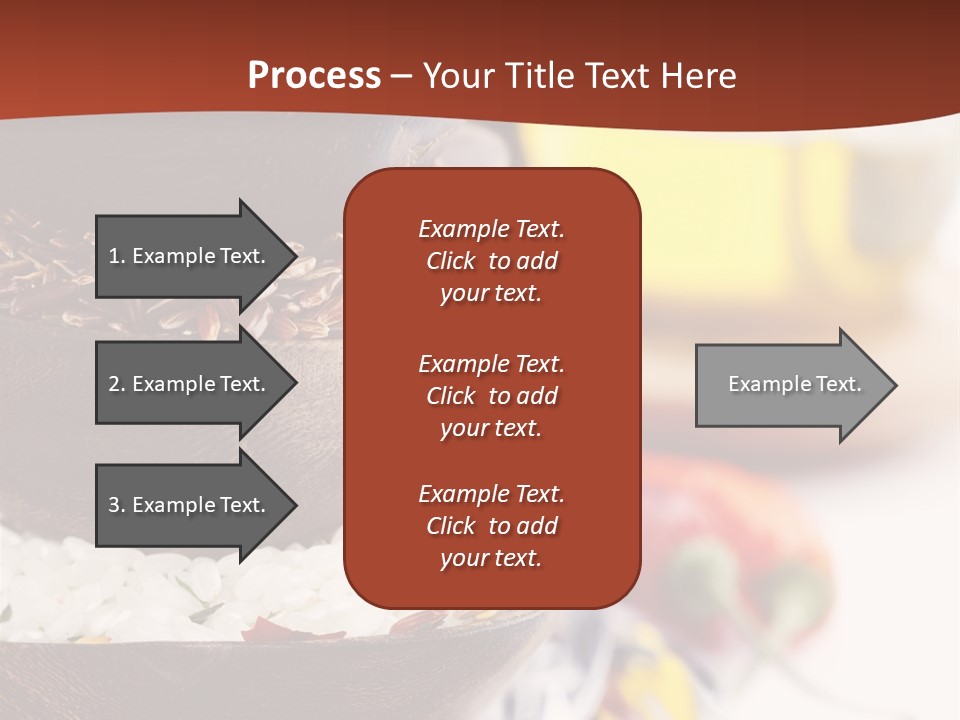 Vegetarian Dietary Basmati PowerPoint Template