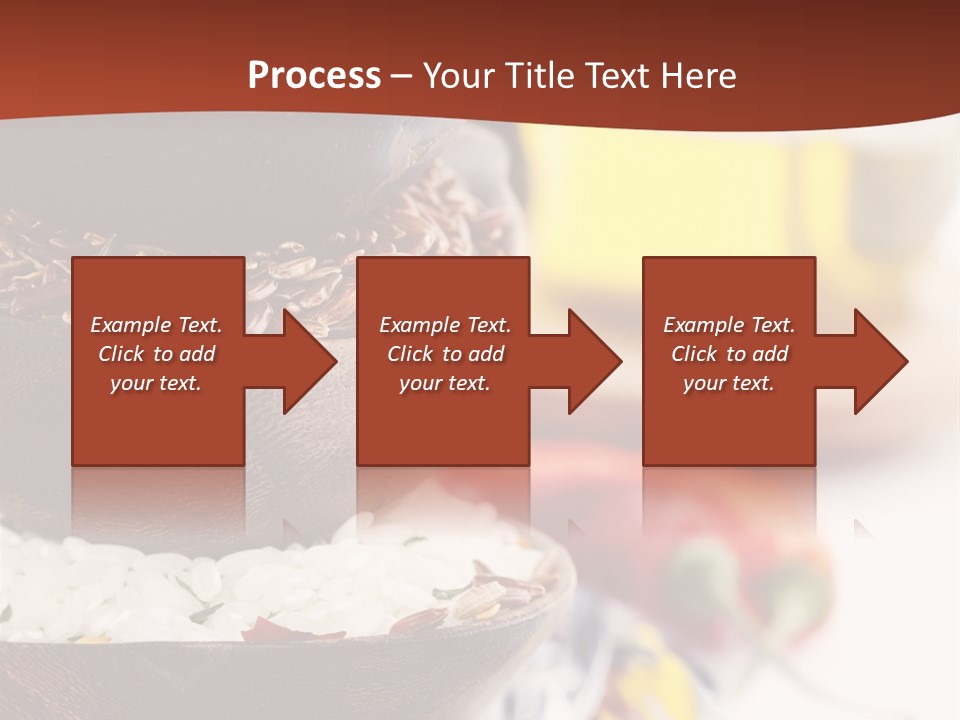 Vegetarian Dietary Basmati PowerPoint Template