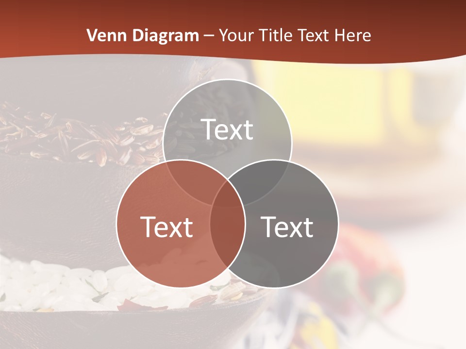 Vegetarian Dietary Basmati PowerPoint Template
