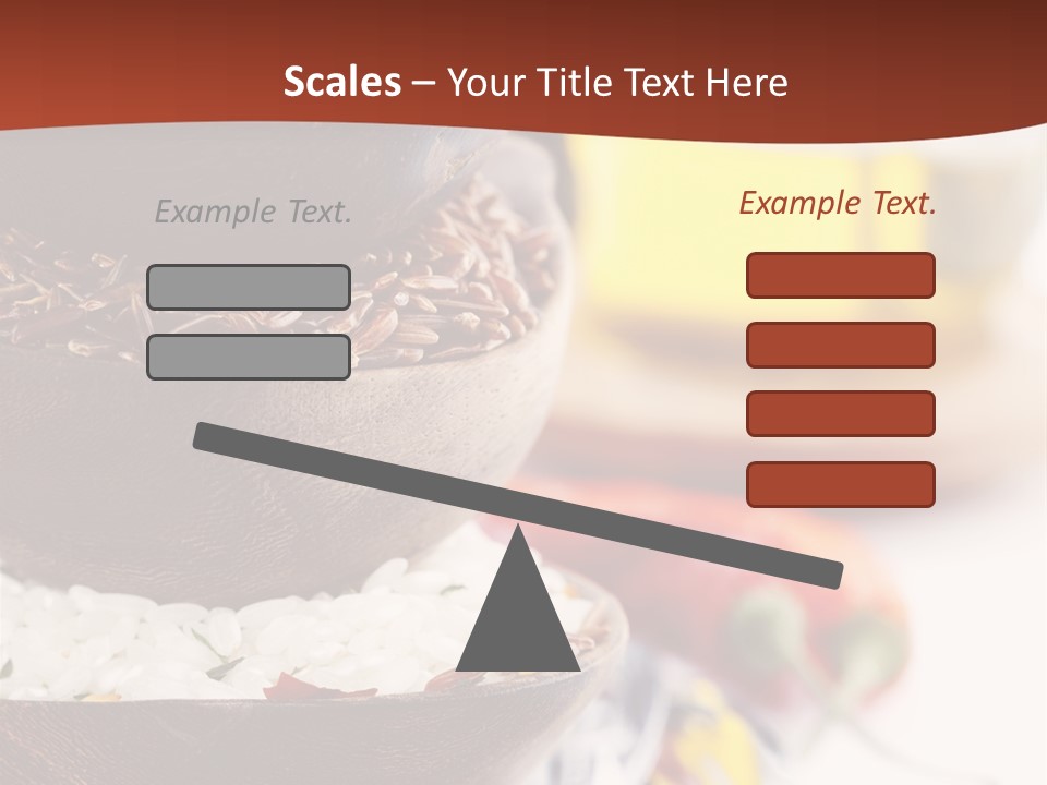 Vegetarian Dietary Basmati PowerPoint Template
