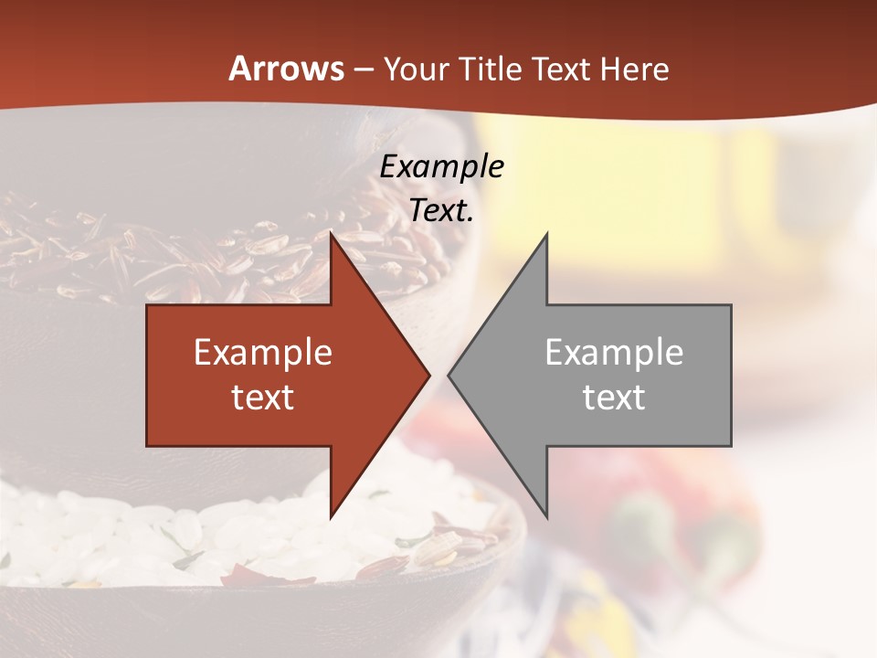 Vegetarian Dietary Basmati PowerPoint Template