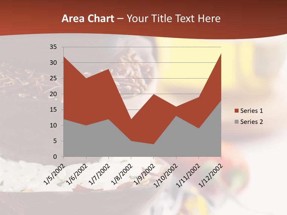 Vegetarian Dietary Basmati PowerPoint Template