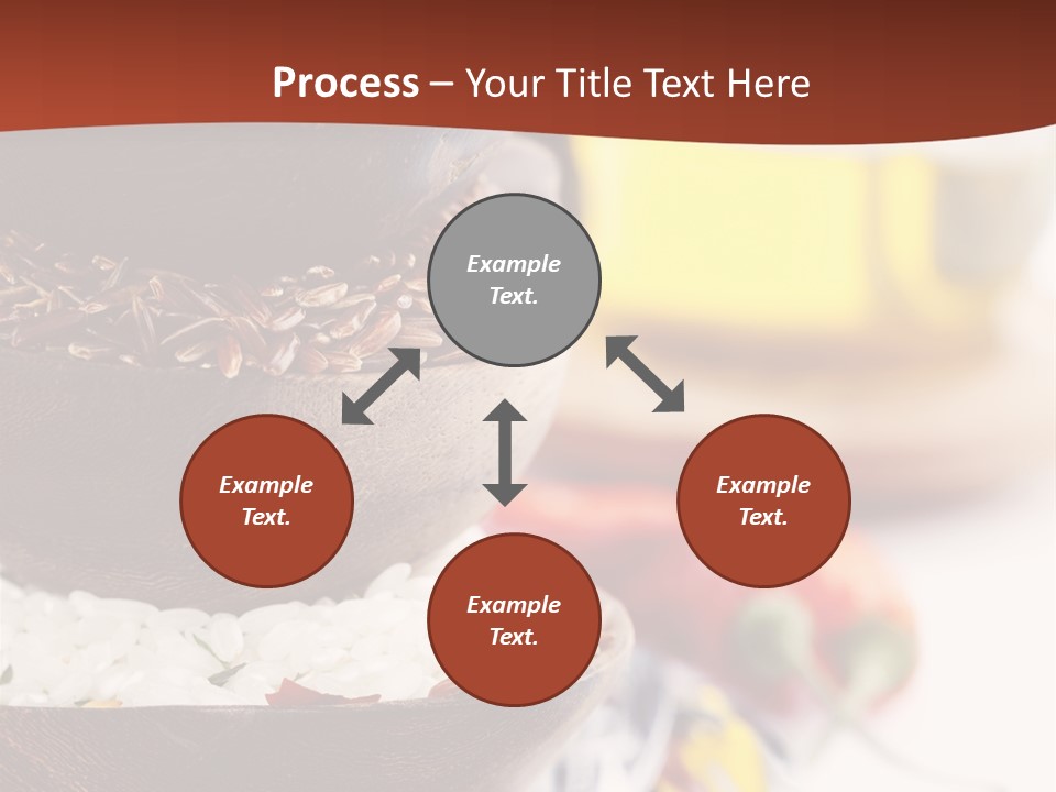 Vegetarian Dietary Basmati PowerPoint Template