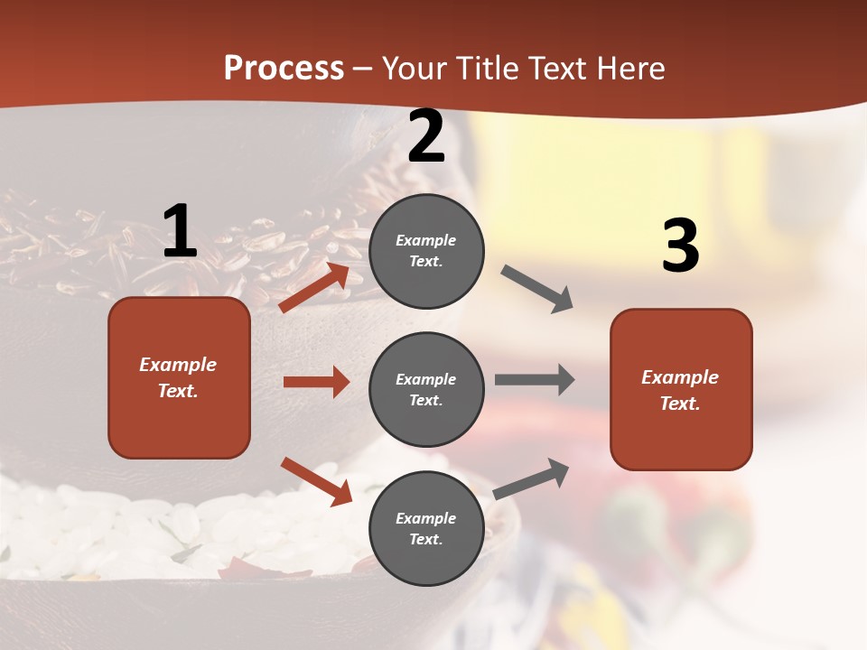 Vegetarian Dietary Basmati PowerPoint Template