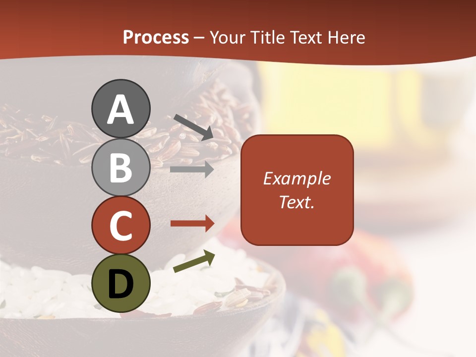 Vegetarian Dietary Basmati PowerPoint Template