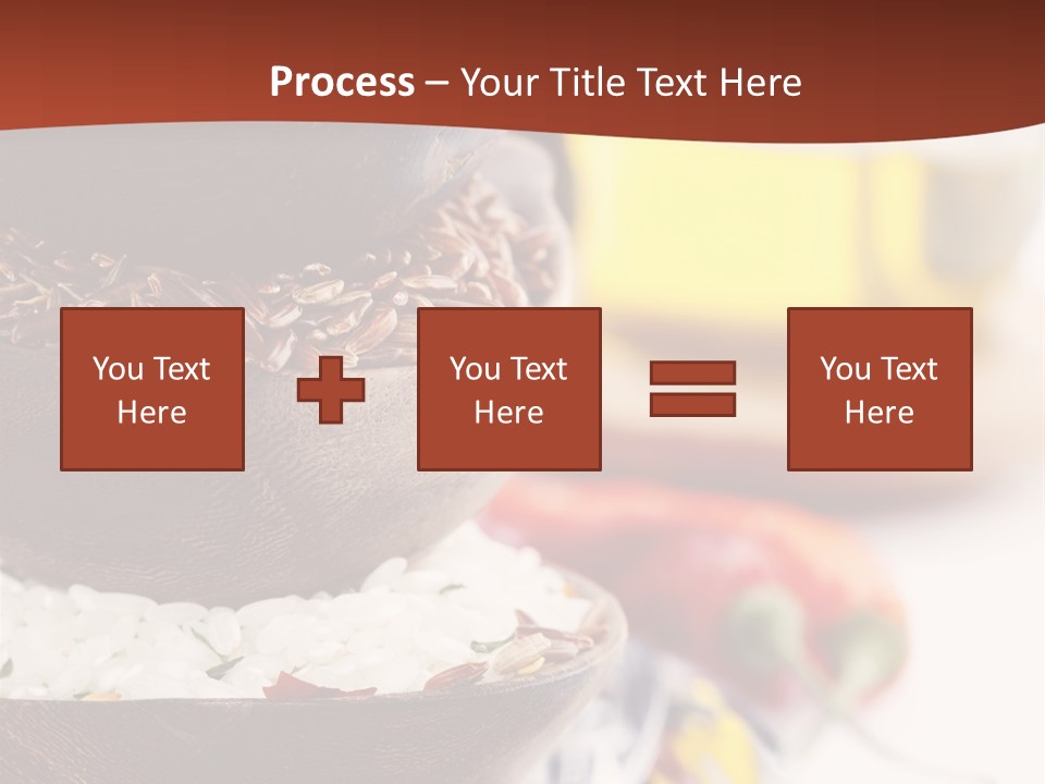 Vegetarian Dietary Basmati PowerPoint Template