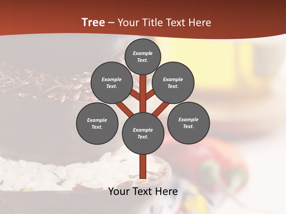 Vegetarian Dietary Basmati PowerPoint Template