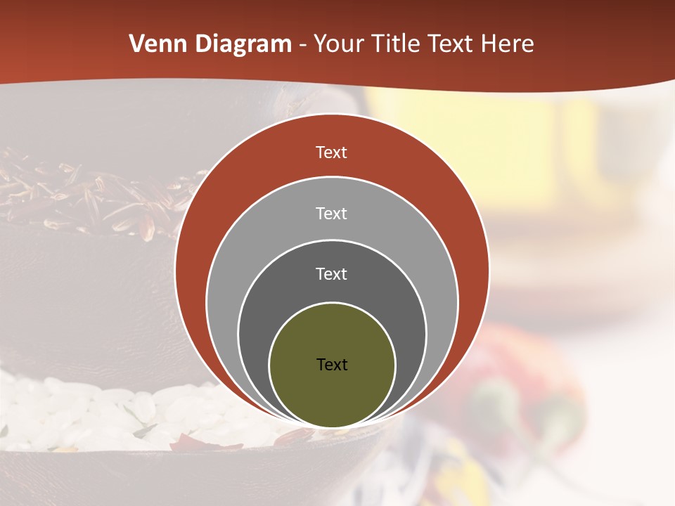 Vegetarian Dietary Basmati PowerPoint Template