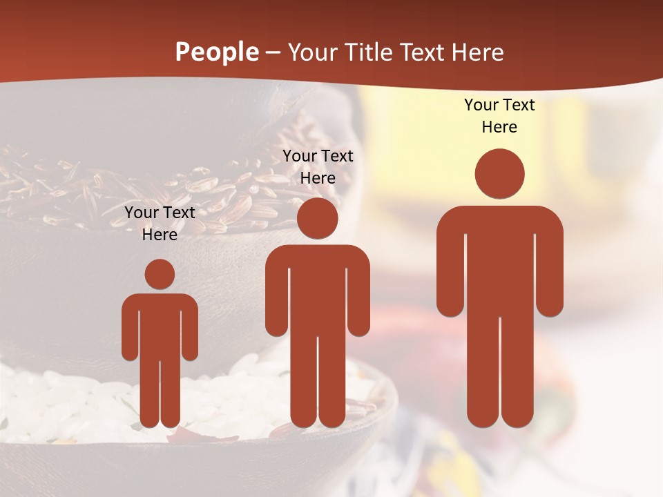 Vegetarian Dietary Basmati PowerPoint Template