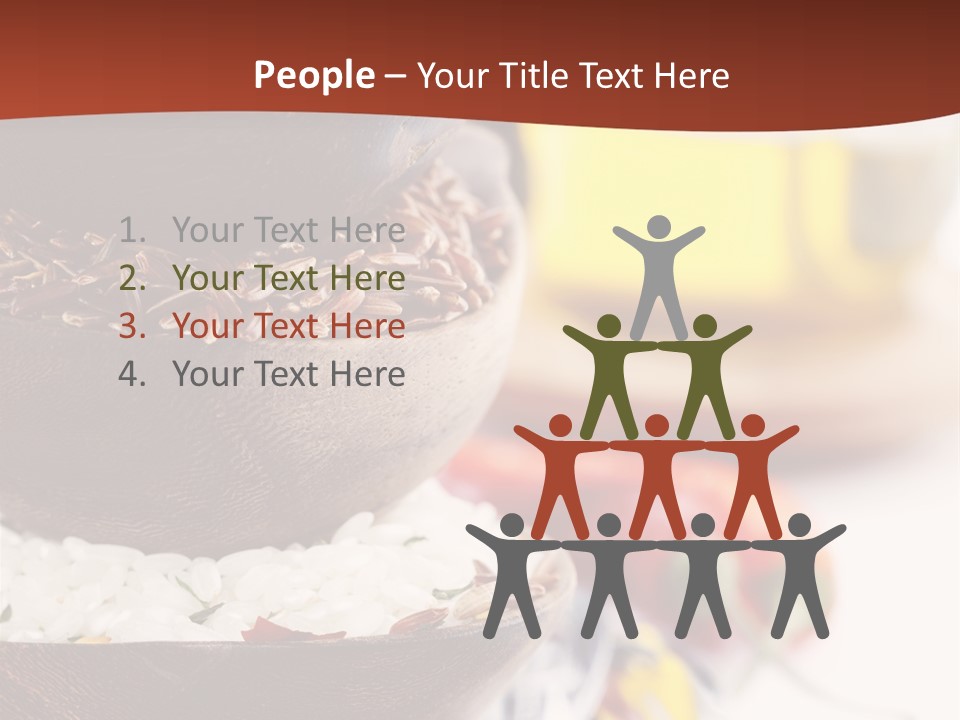 Vegetarian Dietary Basmati PowerPoint Template