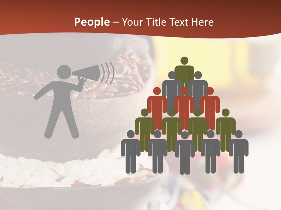 Vegetarian Dietary Basmati PowerPoint Template