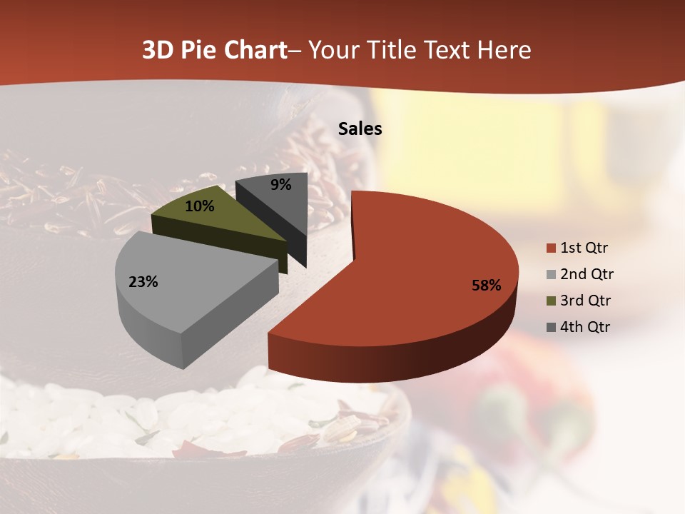 Vegetarian Dietary Basmati PowerPoint Template