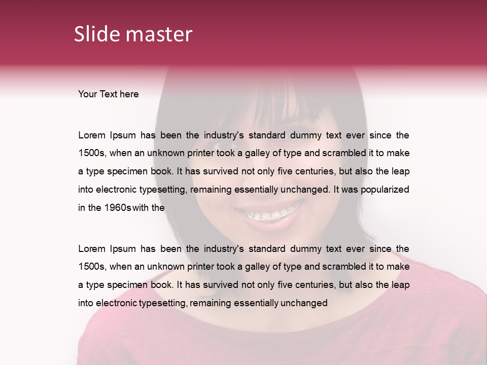 Background Teeth Jaw PowerPoint Template