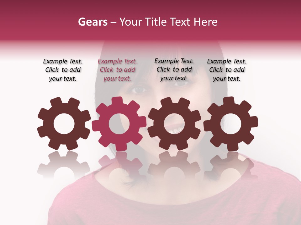 Background Teeth Jaw PowerPoint Template