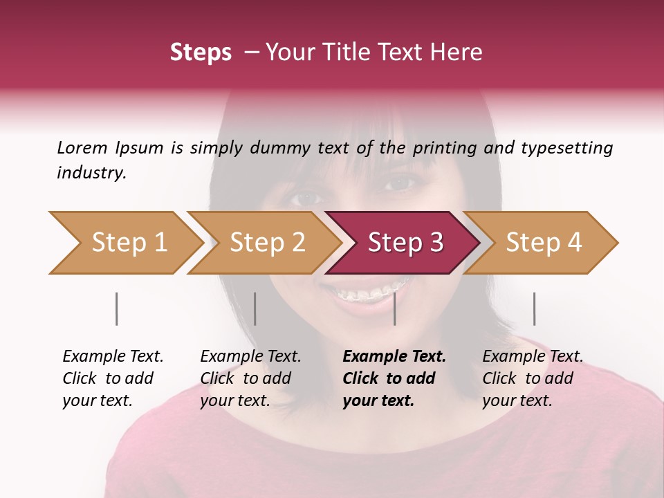 Background Teeth Jaw PowerPoint Template