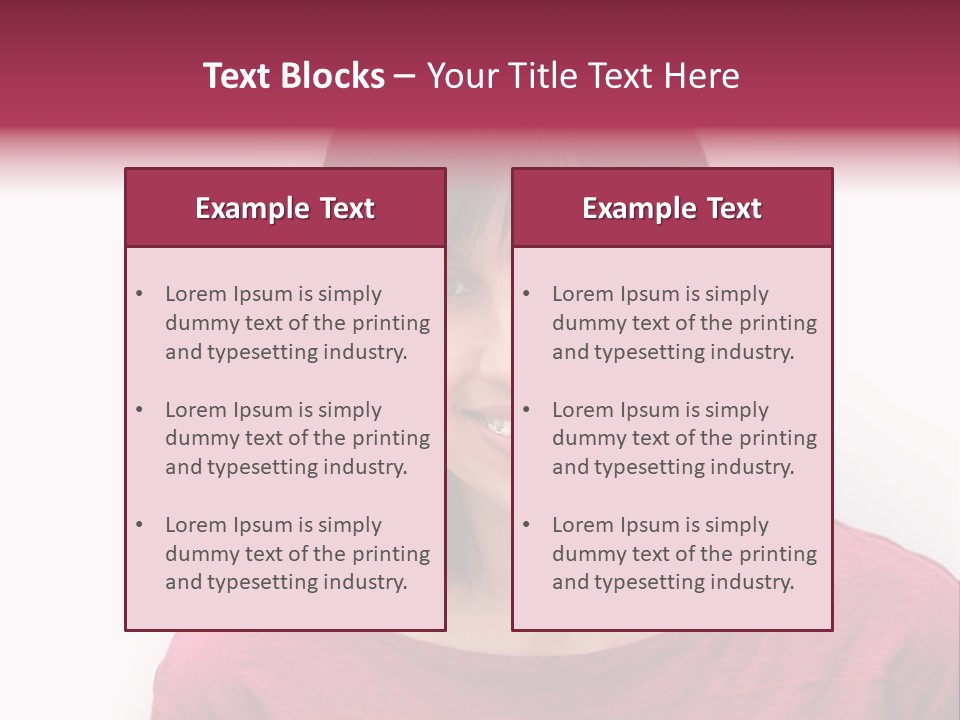 Background Teeth Jaw PowerPoint Template