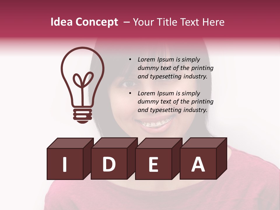 Background Teeth Jaw PowerPoint Template