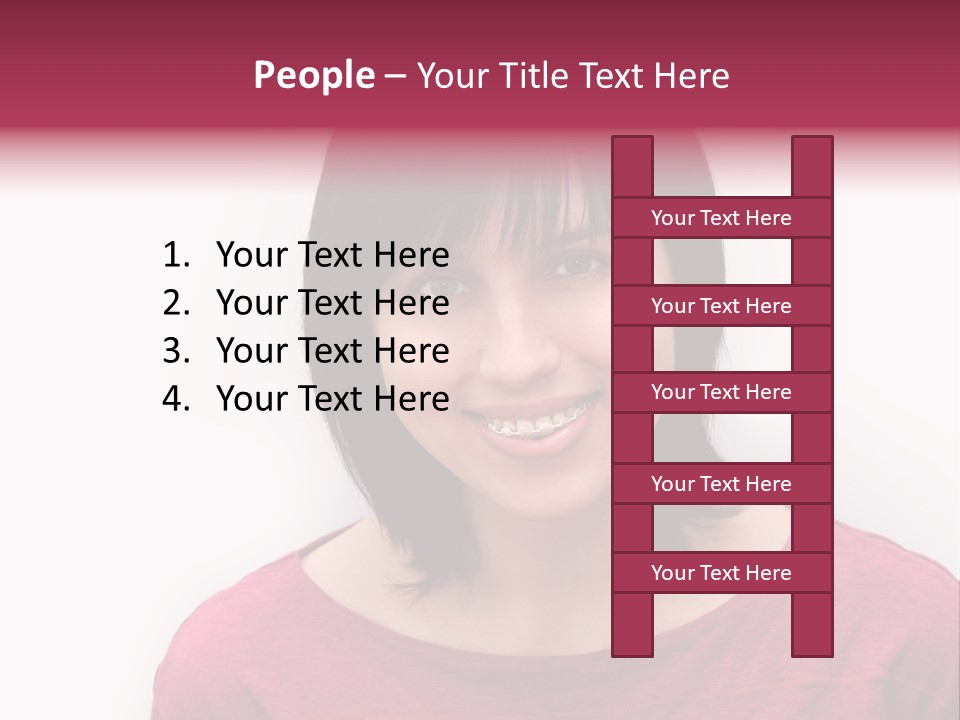 Background Teeth Jaw PowerPoint Template