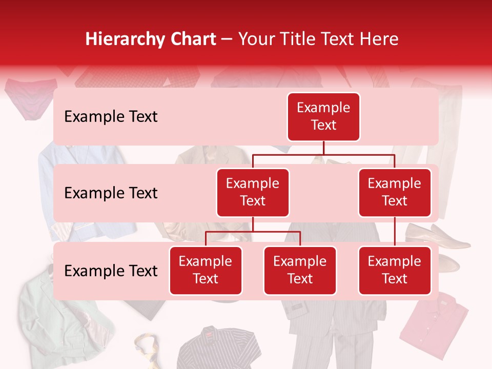A Bunch Of Clothes That Are On A Table PowerPoint Template