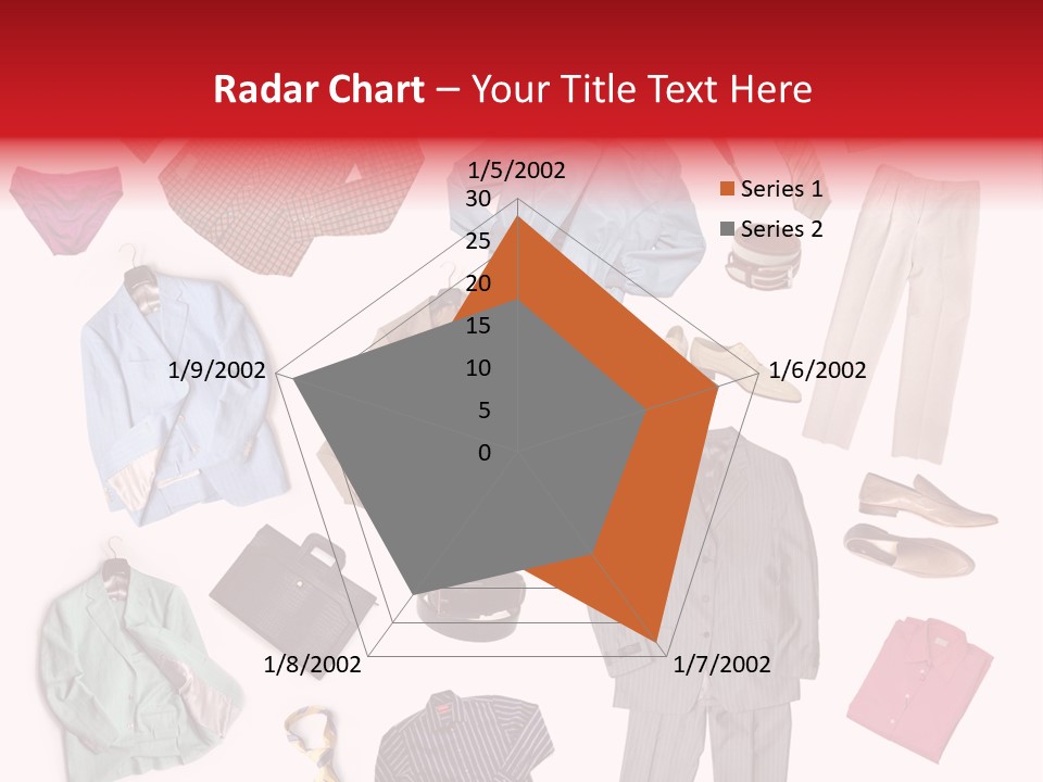 A Bunch Of Clothes That Are On A Table PowerPoint Template