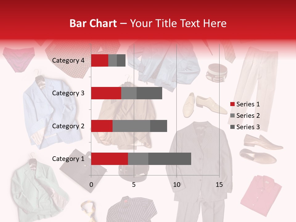 A Bunch Of Clothes That Are On A Table PowerPoint Template