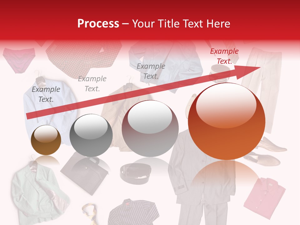 A Bunch Of Clothes That Are On A Table PowerPoint Template