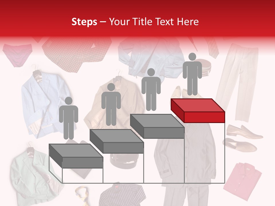 A Bunch Of Clothes That Are On A Table PowerPoint Template