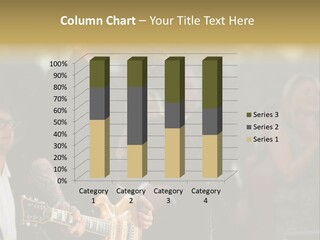 A Man Singing Into A Microphone While Holding A Guitar PowerPoint Template