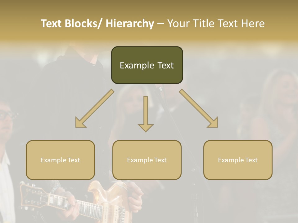 A Man Singing Into A Microphone While Holding A Guitar PowerPoint Template