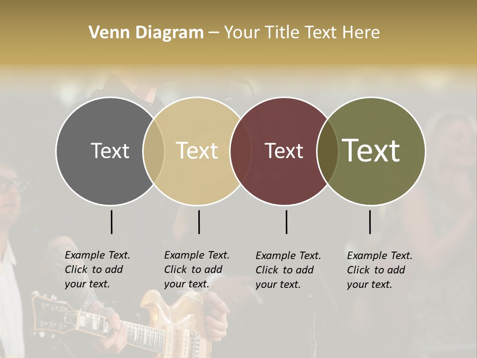 A Man Singing Into A Microphone While Holding A Guitar PowerPoint Template