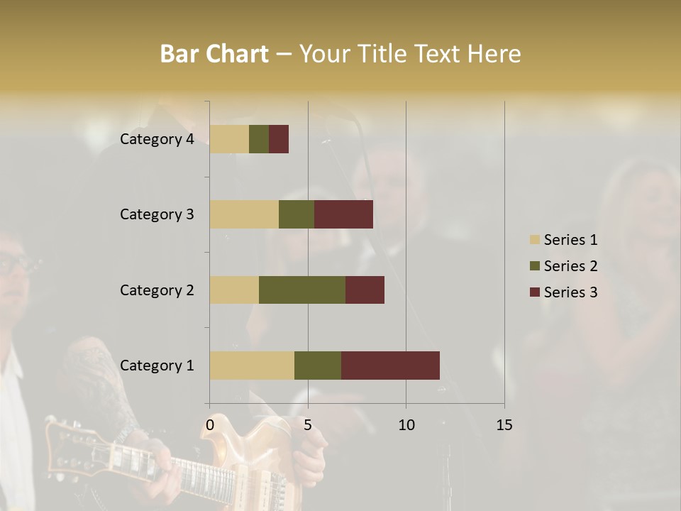 A Man Singing Into A Microphone While Holding A Guitar PowerPoint Template