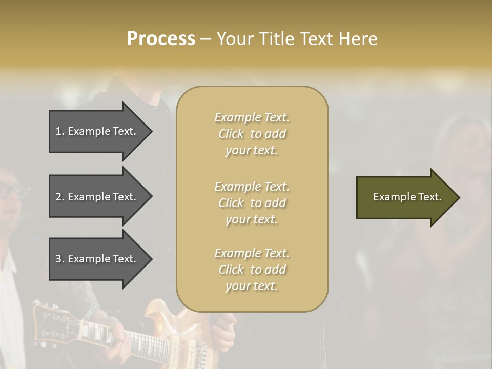 A Man Singing Into A Microphone While Holding A Guitar PowerPoint Template