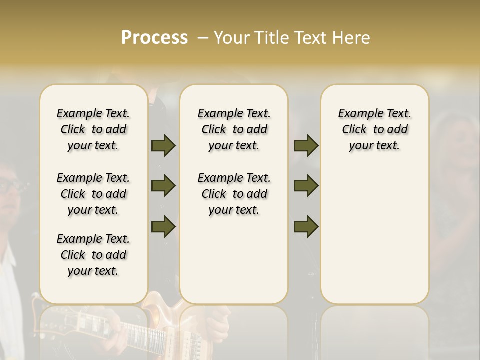 A Man Singing Into A Microphone While Holding A Guitar PowerPoint Template