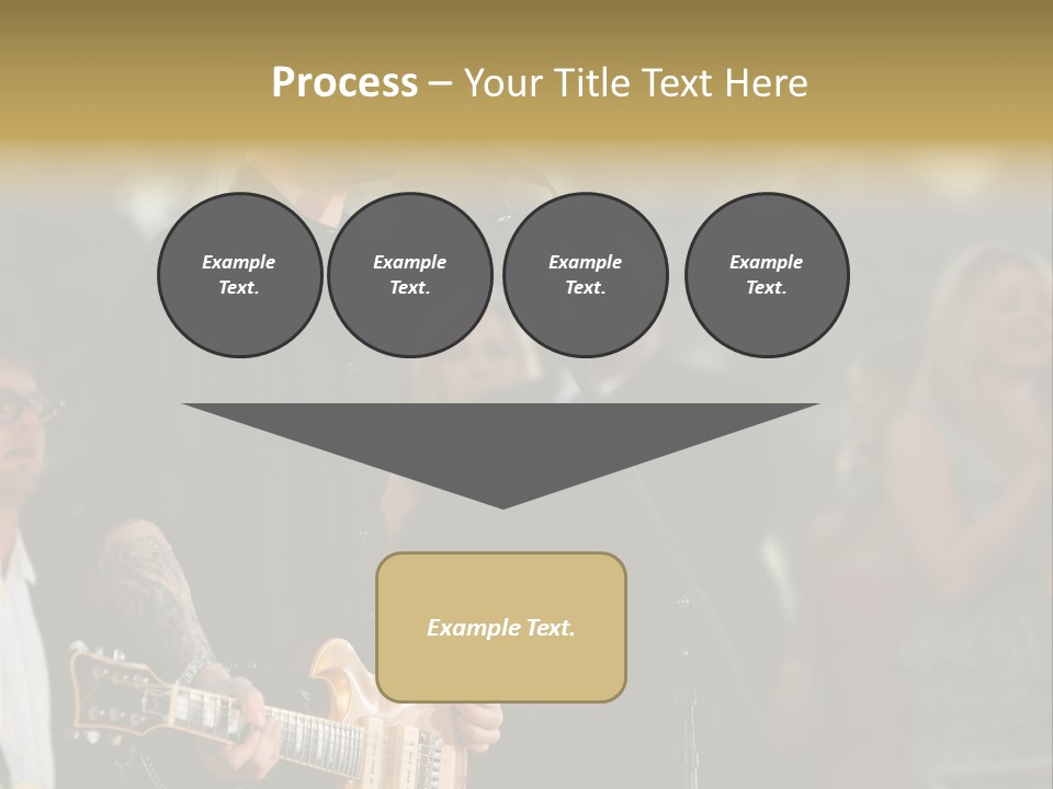 A Man Singing Into A Microphone While Holding A Guitar PowerPoint Template