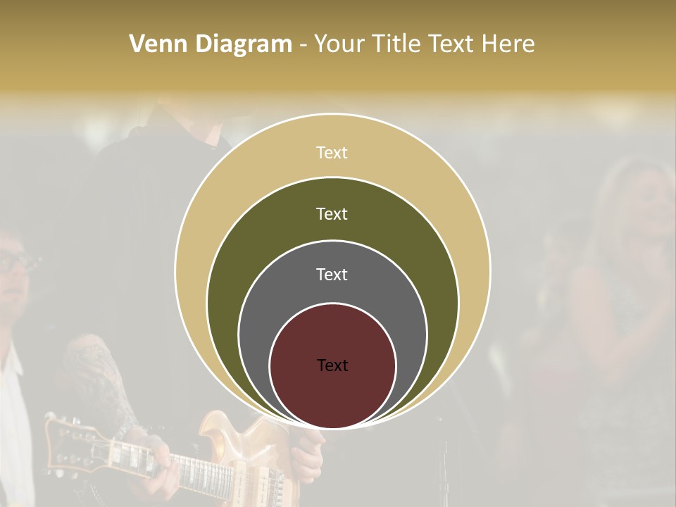 A Man Singing Into A Microphone While Holding A Guitar PowerPoint Template