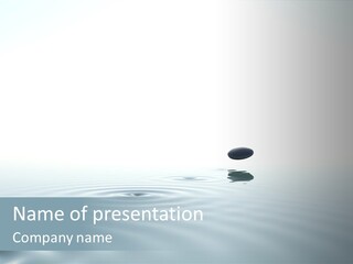 Concentration Stone Garden PowerPoint Template