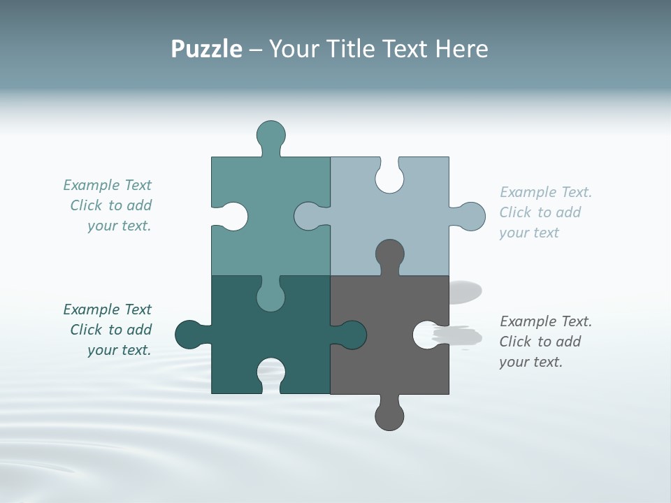 Concentration Stone Garden PowerPoint Template