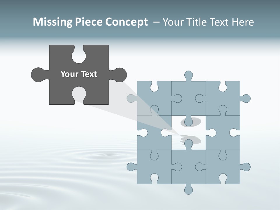 Concentration Stone Garden PowerPoint Template